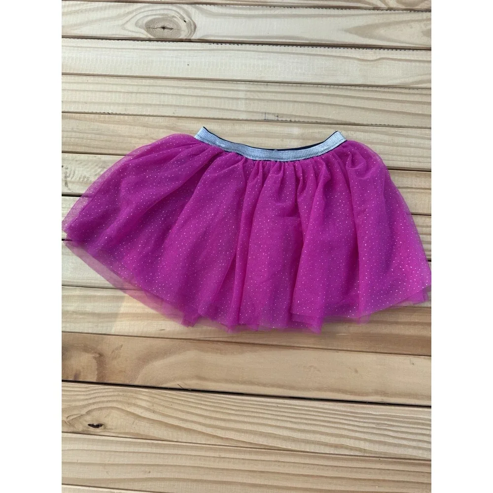 BTWEEN Girl's Sparkly Layered‎ Party Dance Skirt Size 4/5